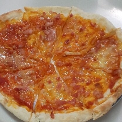 おやつにピザ焼きました✨無添加のピザ安心でとてもおいしかったです☘️フライパン簡単だから、また作りたいです♪
ありがとうです(*´∀)ﾉ
